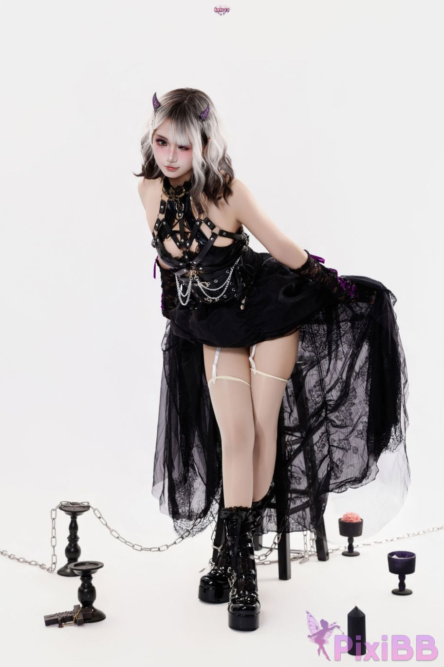 Cosplayer Qiqi be good Witchs Feast PixiBB.COM 089
