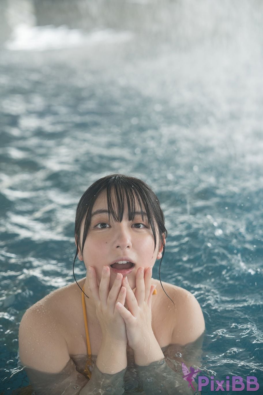 Japanese Idol Mizuki Asakura ma cang rui ji Weekly Post Digital Photo Book Glamorous girlfriend and winter hot spring inn PixiBB.COM 045