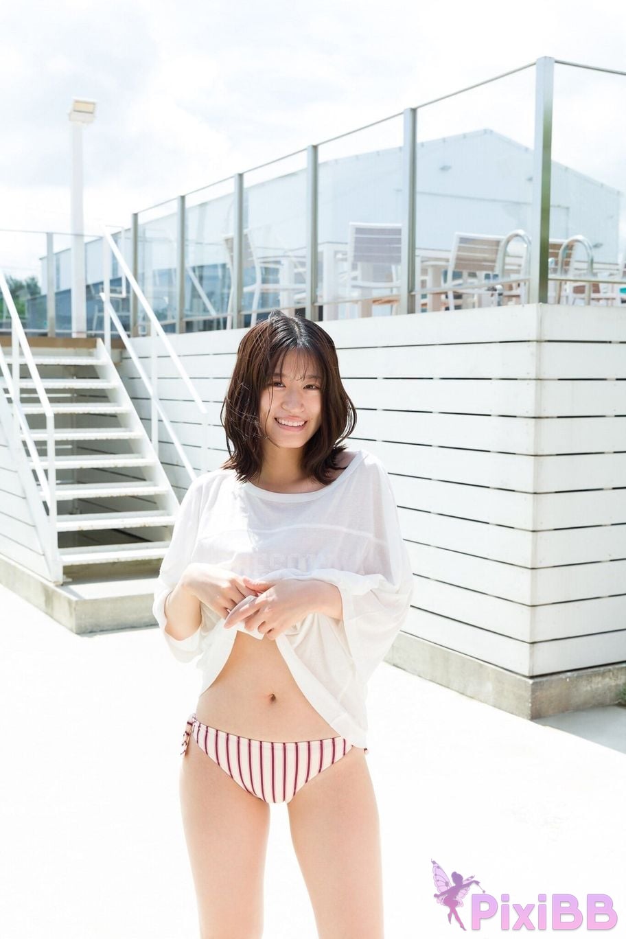 Japanese Idol Rei Jonishi Uenishi Past and future Yanmaga digital photo book PixiBB.COM 049