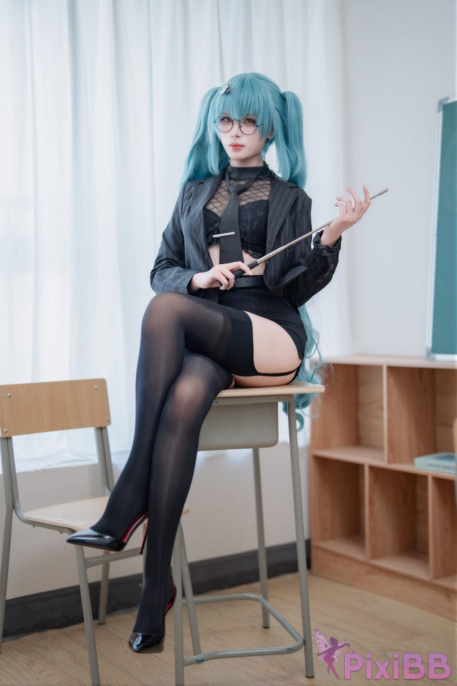 Cosplayer Senior Sister Xuan Xiao Nikke goddess of victory Privati Strict teaching PixiBB.COM 010