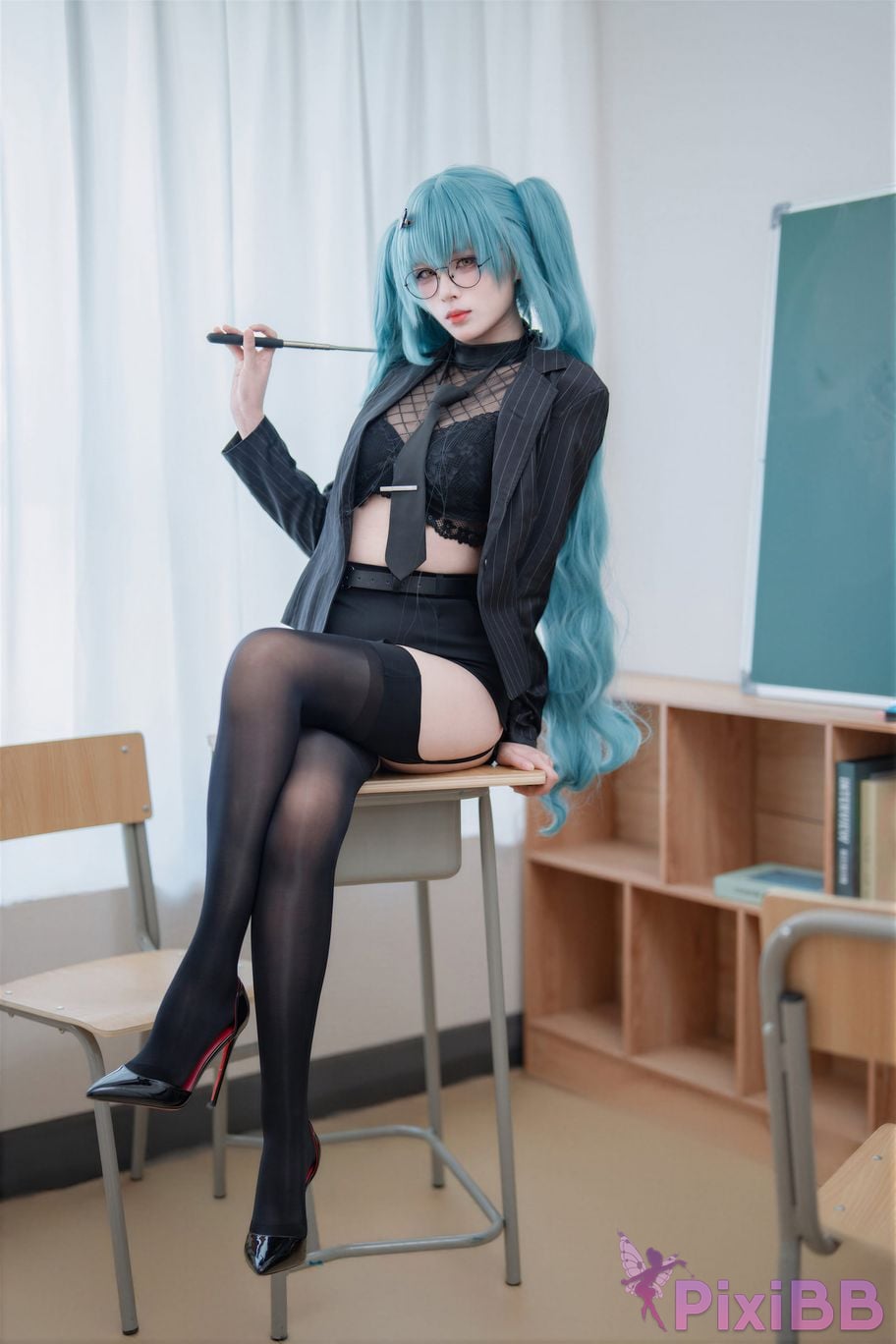 Cosplayer Senior Sister Xuan Xiao Nikke goddess of victory Privati Strict teaching PixiBB.COM 011