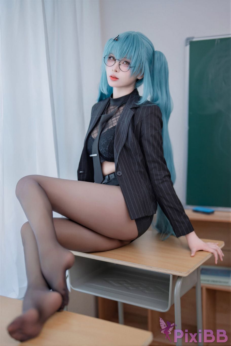 Cosplayer Senior Sister Xuan Xiao Nikke goddess of victory Privati Strict teaching PixiBB.COM 050