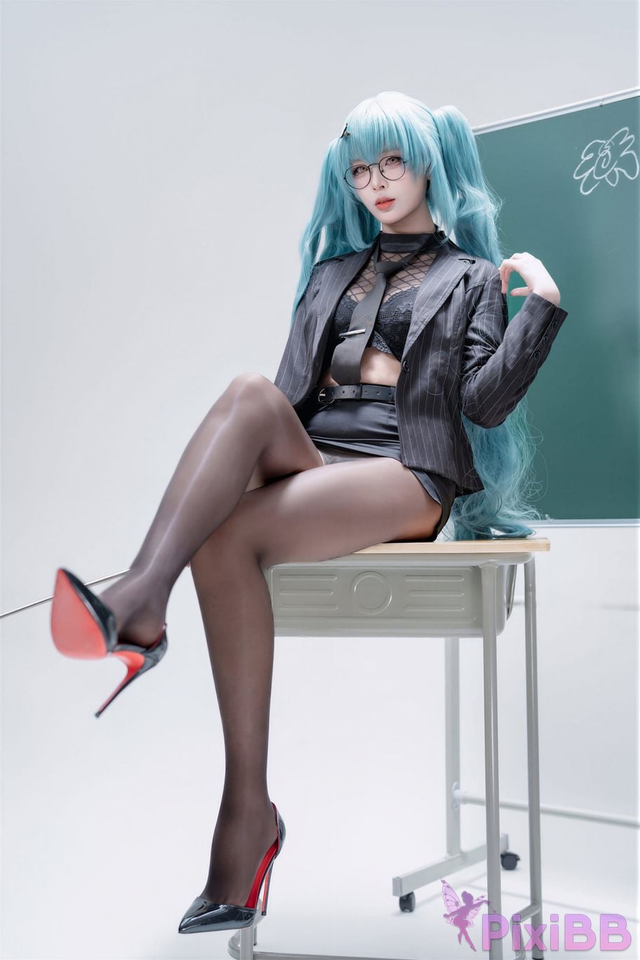 Cosplayer Senior Sister Xuan Xiao Nikke goddess of victory Privati Strict teaching PixiBB.COM 084