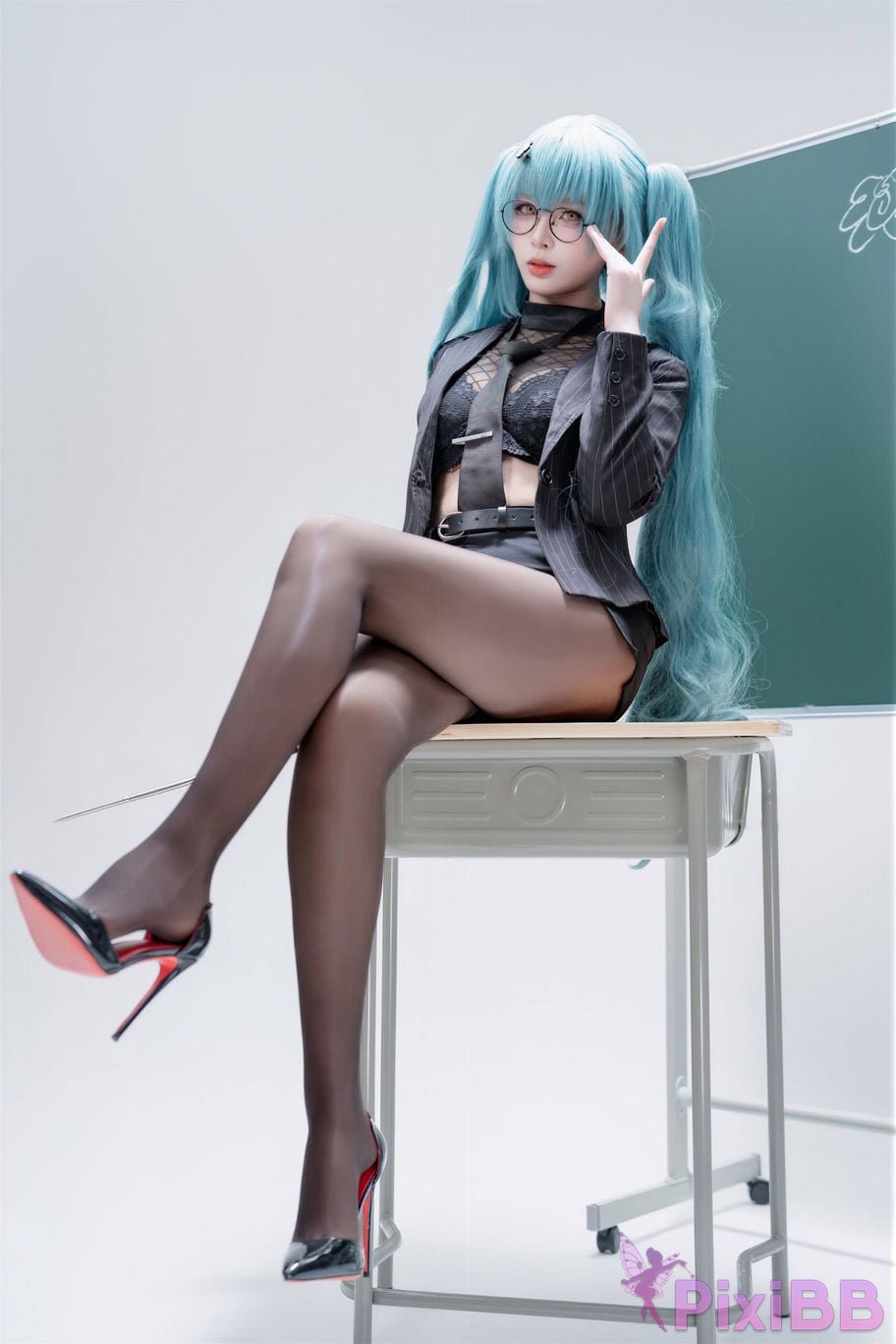 Cosplayer Senior Sister Xuan Xiao Nikke goddess of victory Privati Strict teaching PixiBB.COM 087