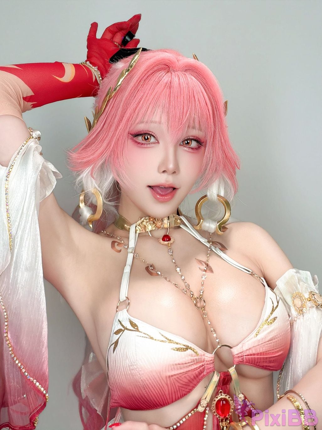 Cosplayer shuimiao Aqua Selfie PixiBB.COM 004
