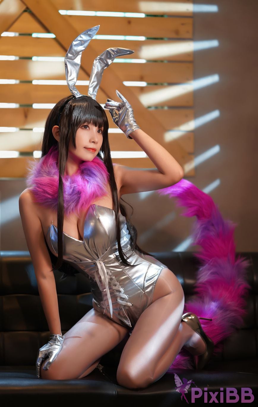 Cosplayer Neko Weiwei Devil sister Qianye bunny girl PixiBB.COM 006