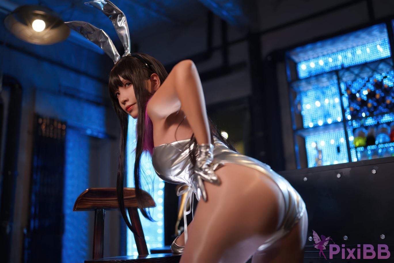 Cosplayer Neko Weiwei Devil sister Qianye bunny girl PixiBB.COM 018