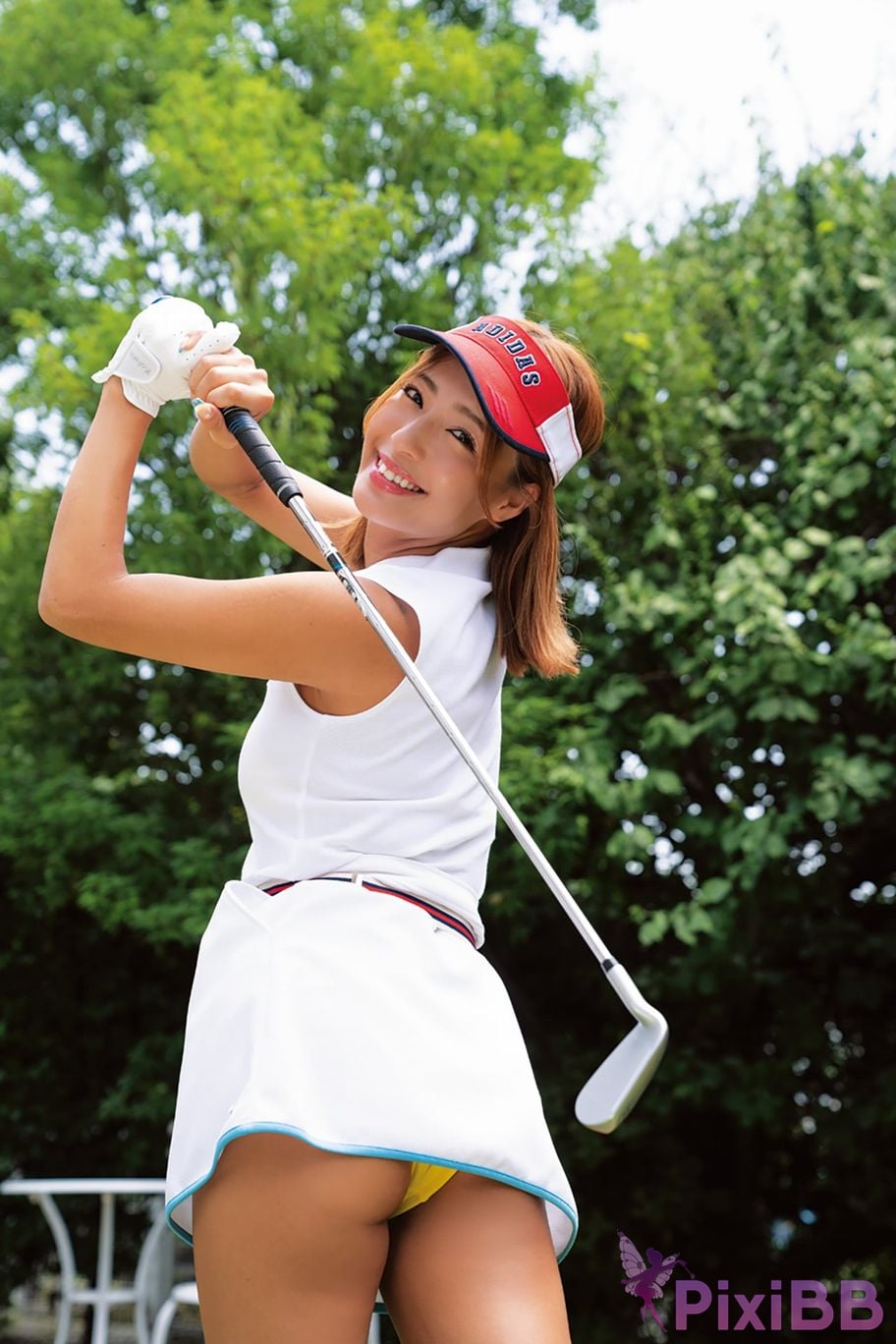 Japanese Idol Hashimoto Rina qiao ben li cai Asa Gei Secret digital photo book 19H goddess special Ive started playing golf PixiBB.COM 007