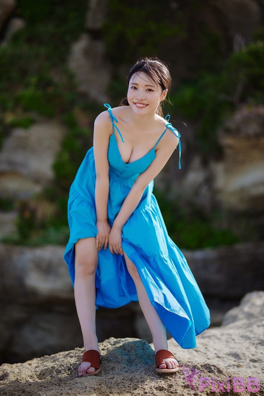 Japanese Idol Momoha Takatsuru gao he tao yu Digital only weekly play PHOTO BOOK Summer breeze PixiBB.COM 027