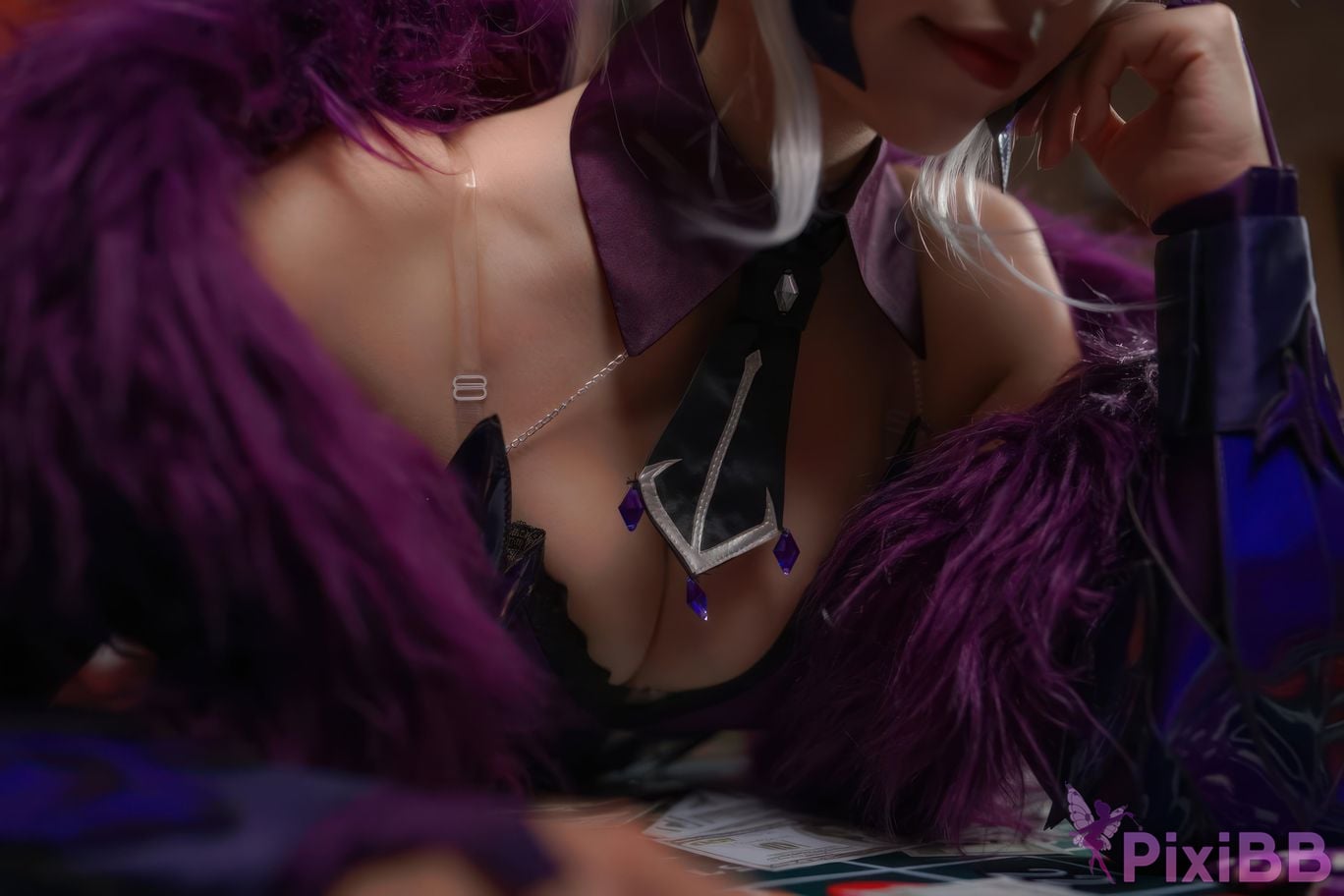 Cosplayer Neko Weiwei FGO Black Gun Dumb Bunny Girl PixiBB.COM 016