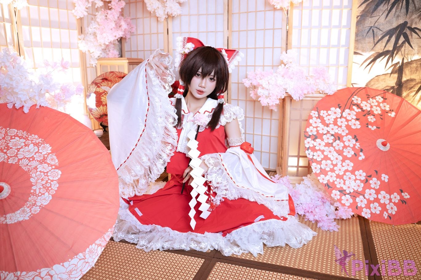 Coser PoppaChan Reimu Hakurei PixiBB.COM 001