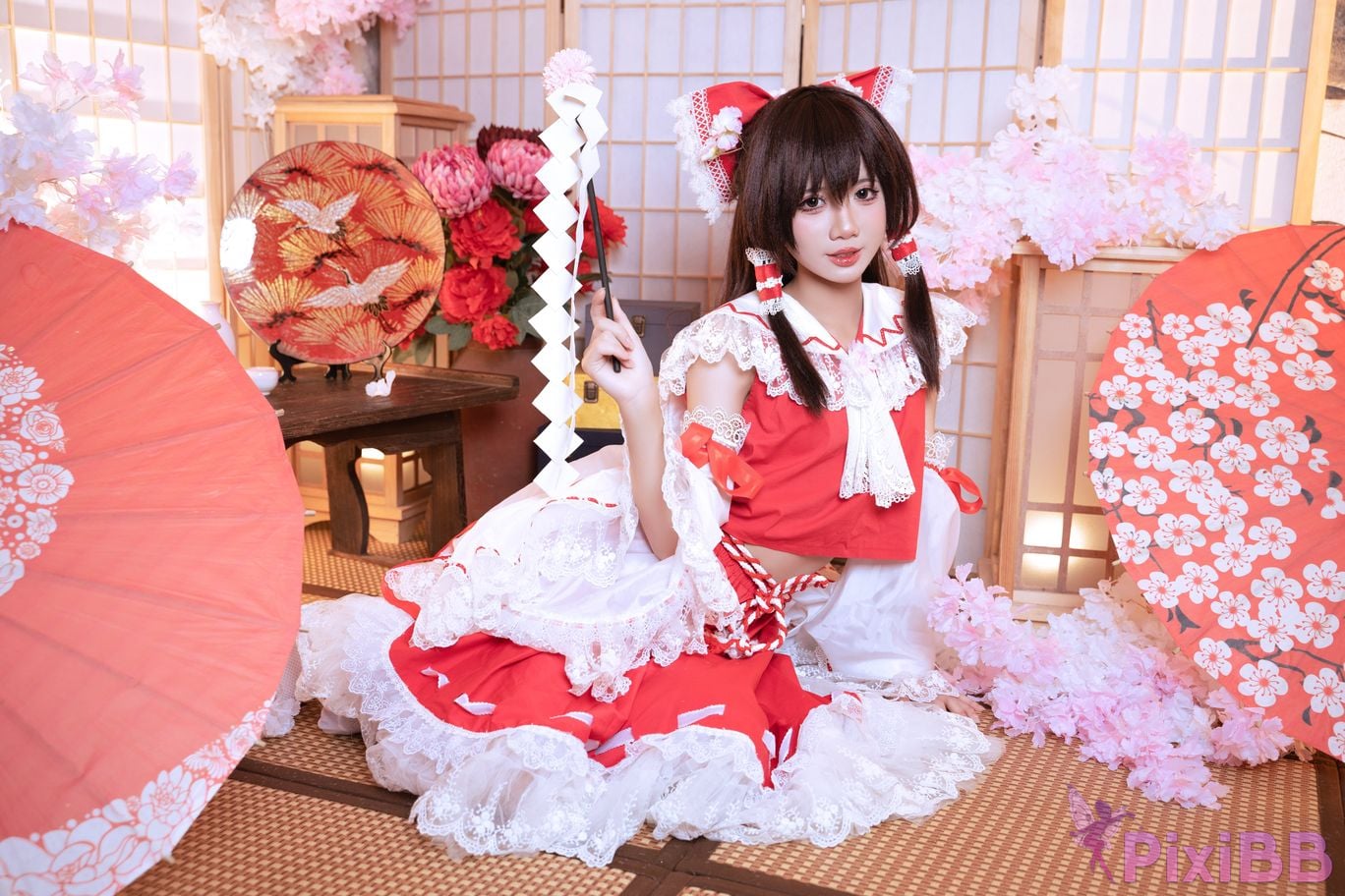 Coser PoppaChan Reimu Hakurei PixiBB.COM 002