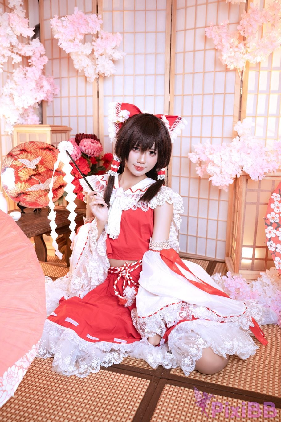 Coser PoppaChan Reimu Hakurei PixiBB.COM 004
