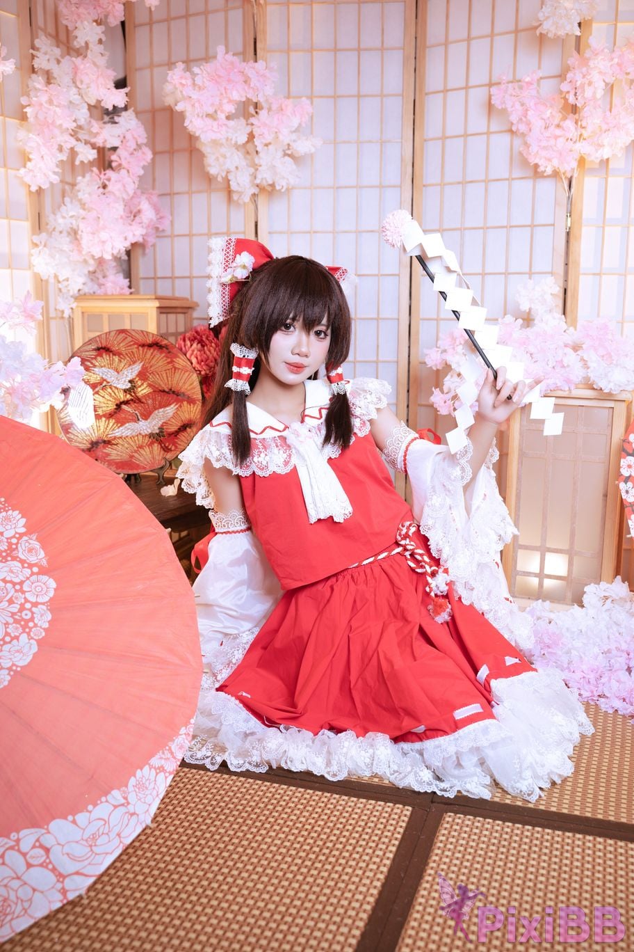 Coser PoppaChan Reimu Hakurei PixiBB.COM 006