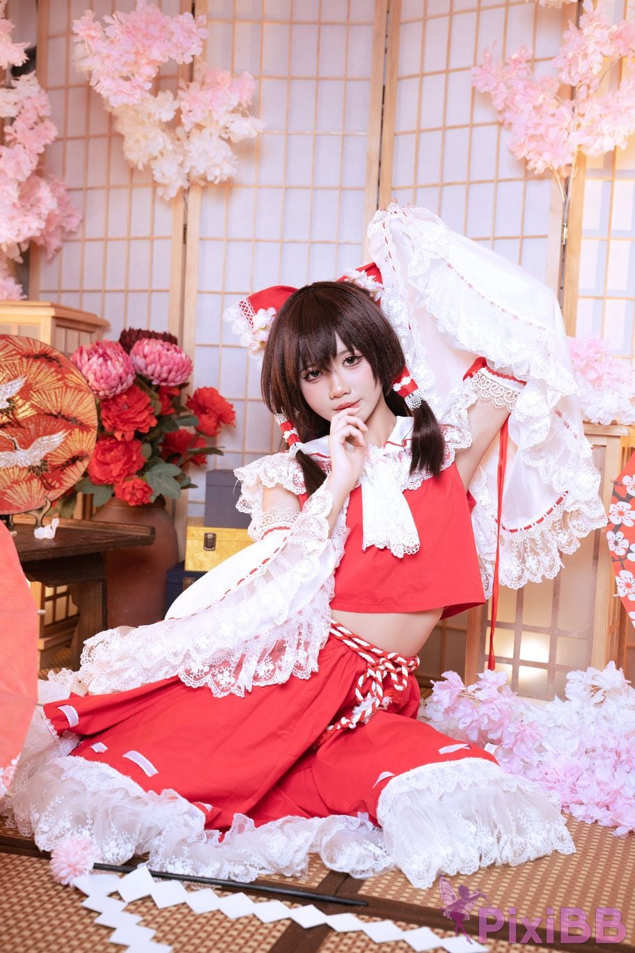 Coser PoppaChan Reimu Hakurei PixiBB.COM 009