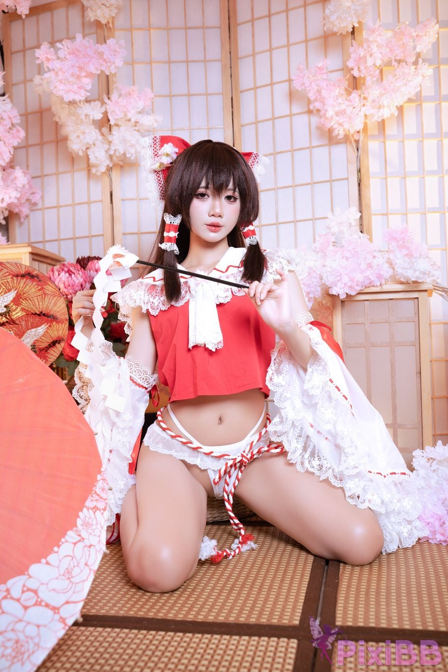 Coser PoppaChan Reimu Hakurei PixiBB.COM 010