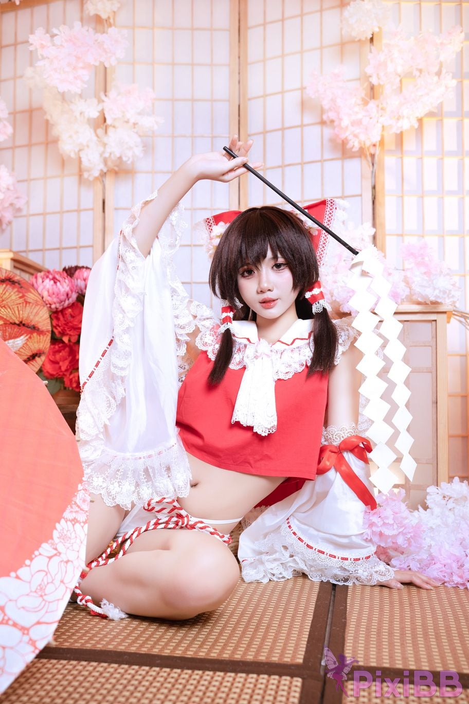 Coser PoppaChan Reimu Hakurei PixiBB.COM 011