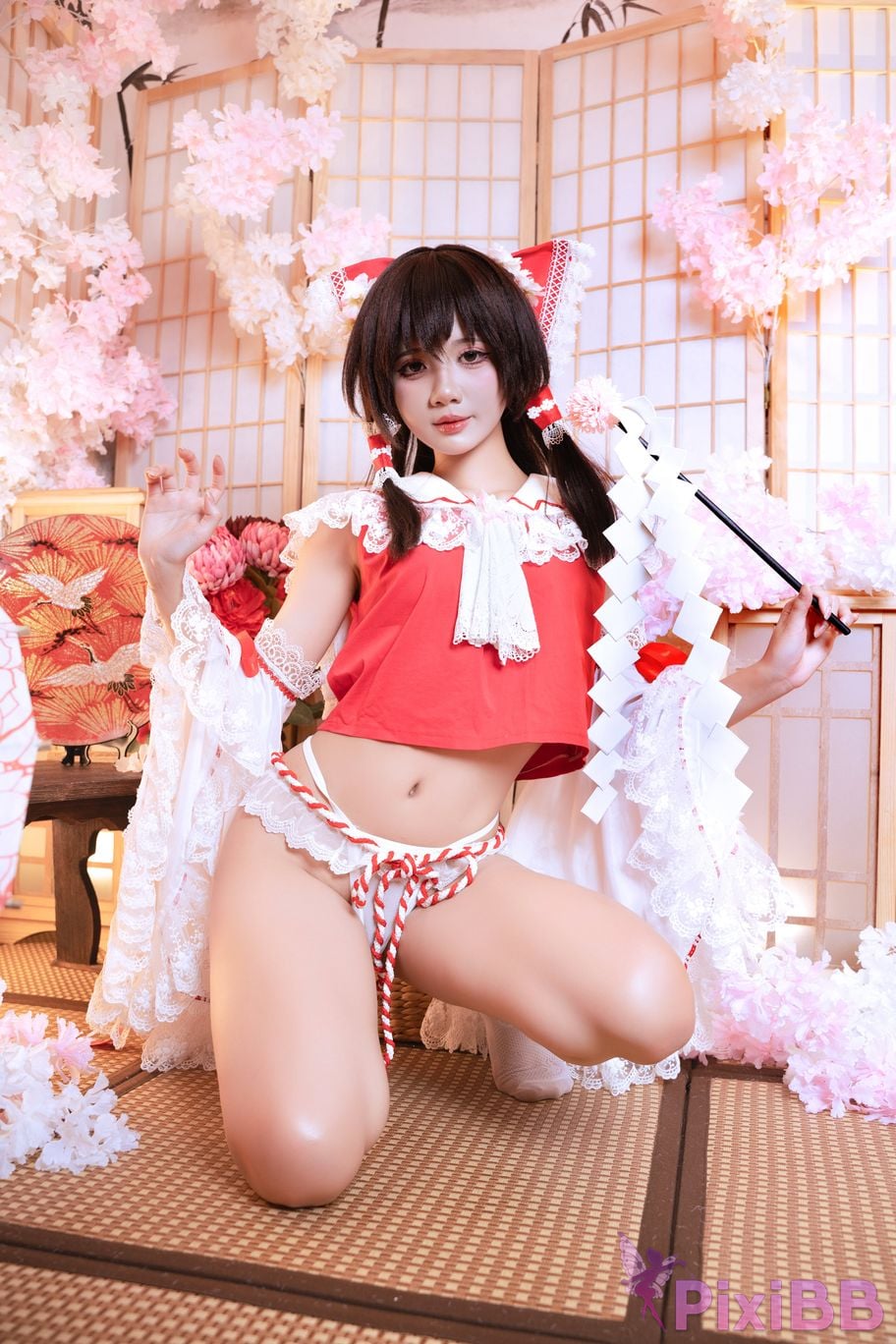 Coser PoppaChan Reimu Hakurei PixiBB.COM 016