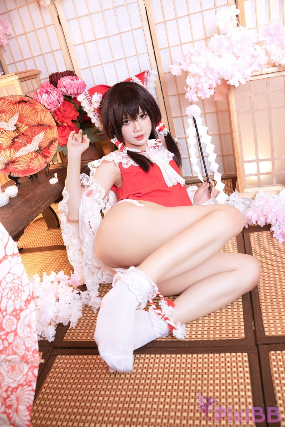 Coser PoppaChan Reimu Hakurei PixiBB.COM 017