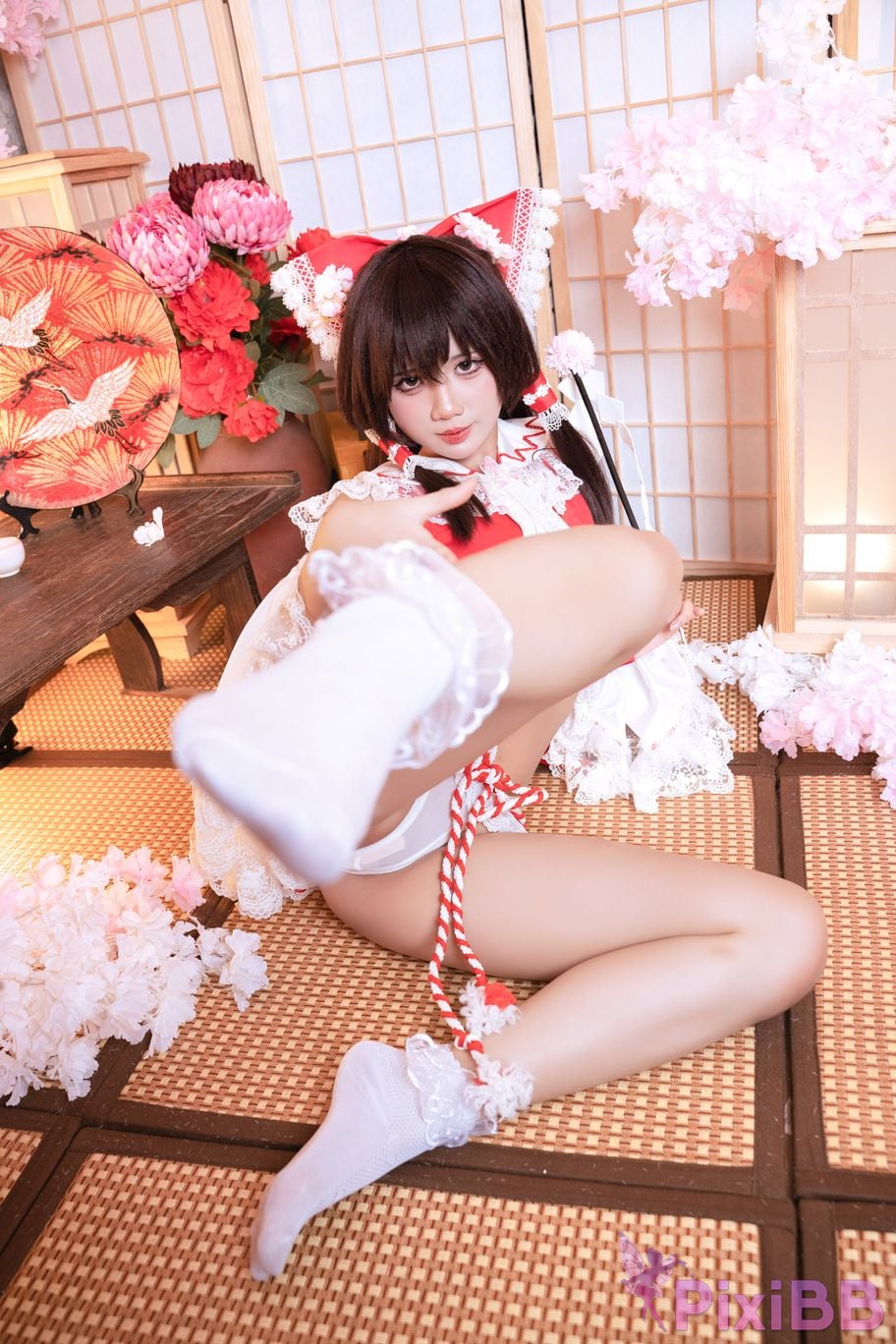 Coser PoppaChan Reimu Hakurei PixiBB.COM 018